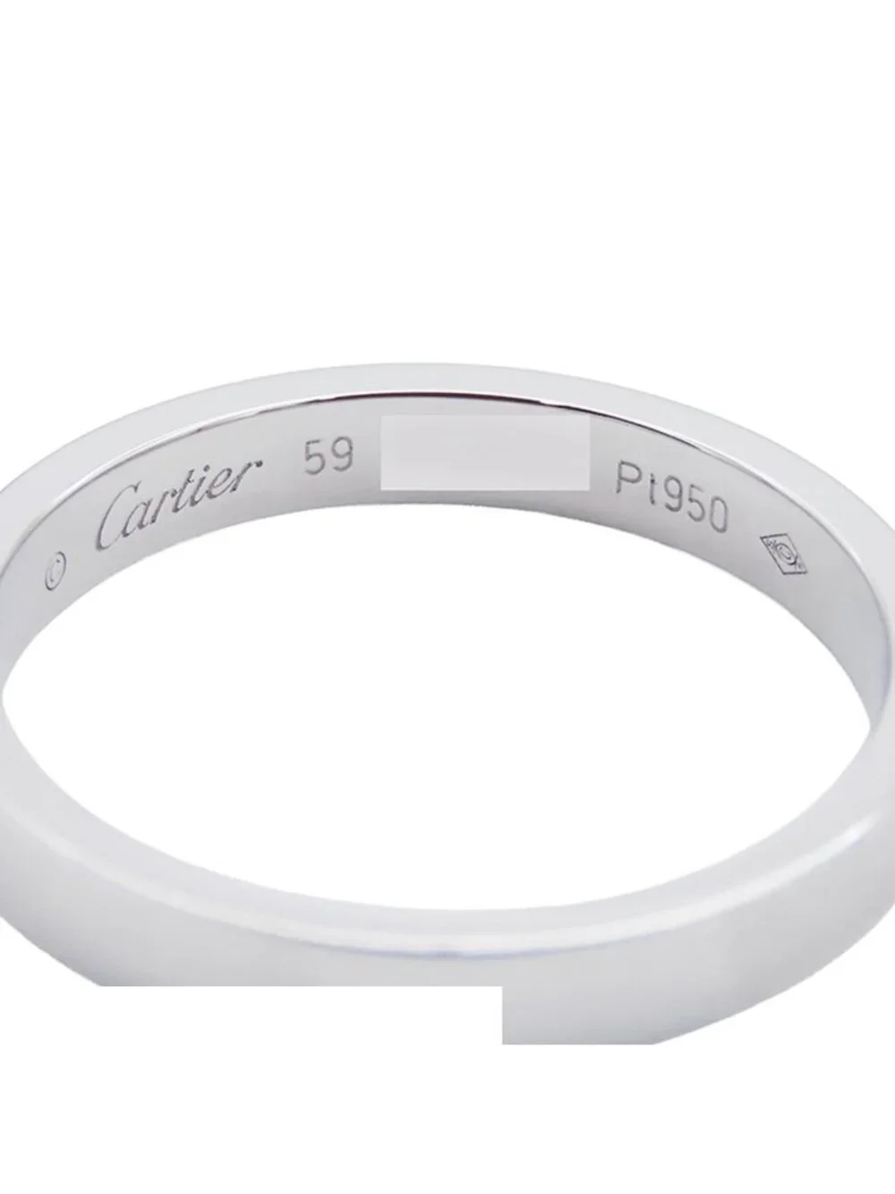 Cartier Cartie Wedding Ring Platinum 950 59